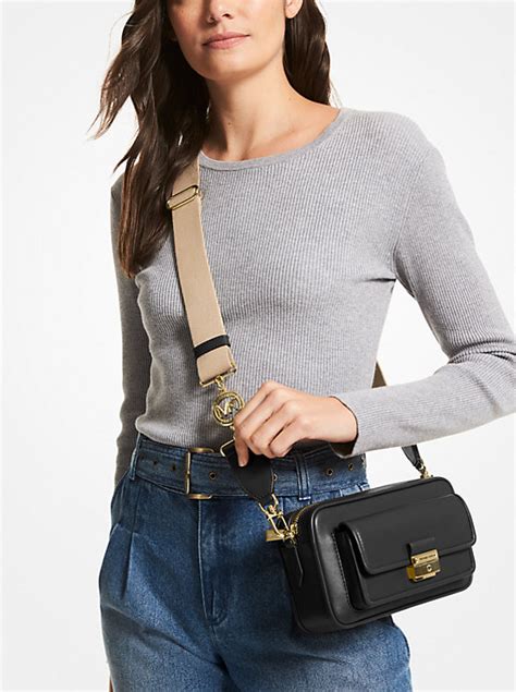 michael kors pocket tricolor camera bag|Michael Kors bradshaw camera bag.